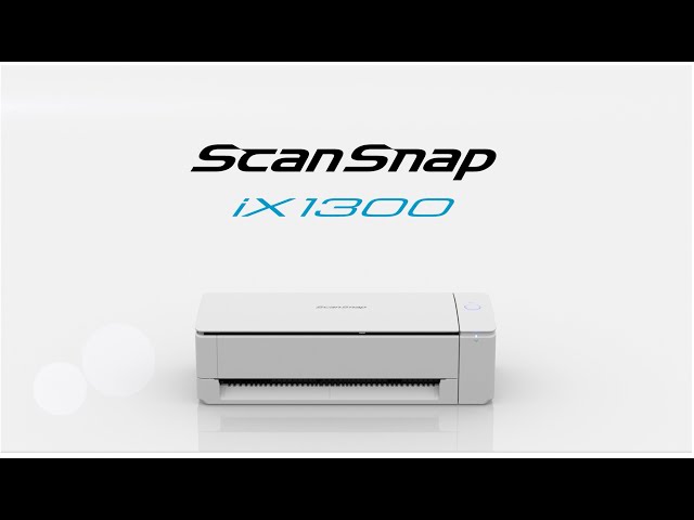 ScanSnap iX1300 Introduction - YouTube