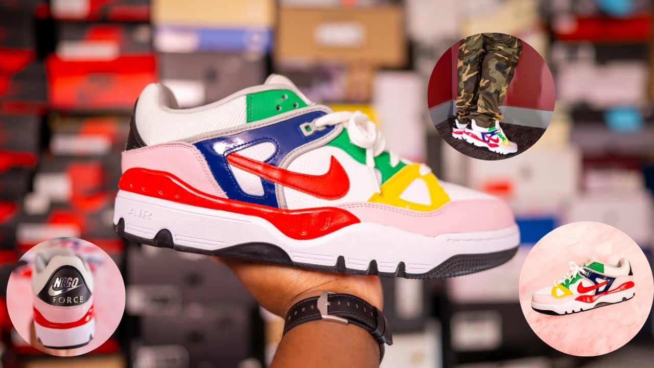 Nike X Nigo Air Force 3 Review and On Feet | EARLY LOOK - YouTube