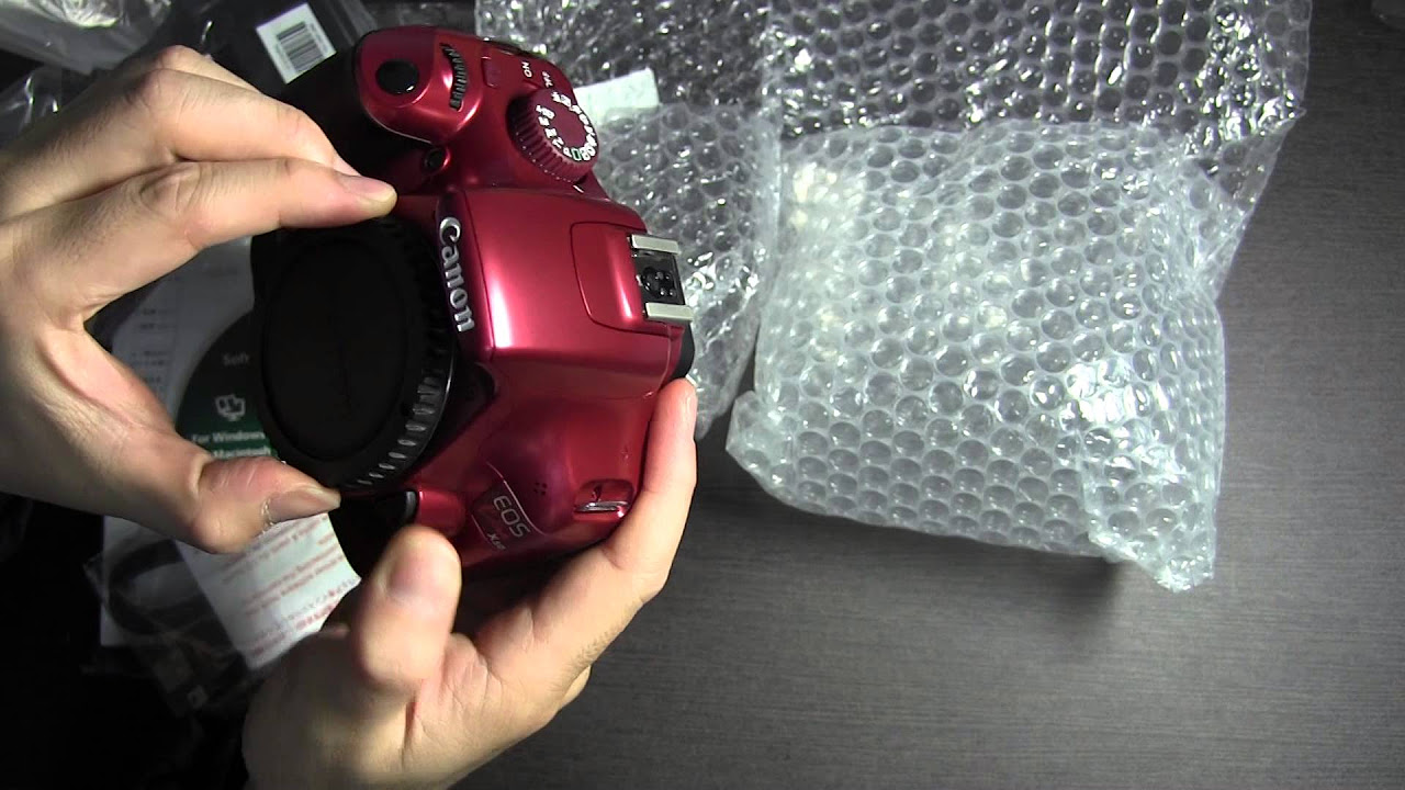 初めてのコラボ？】開封の儀 : EOS Kiss X50 - YouTube