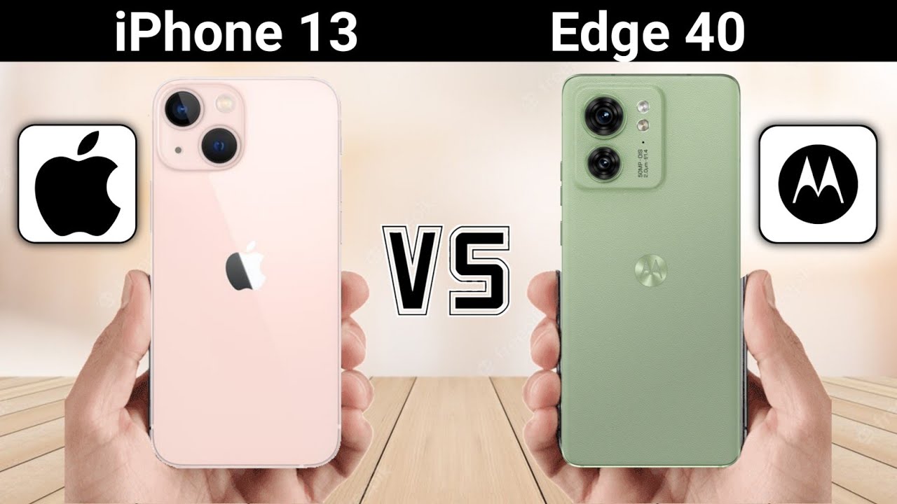 Motorola Edge 40 vs iPhone 13 - YouTube