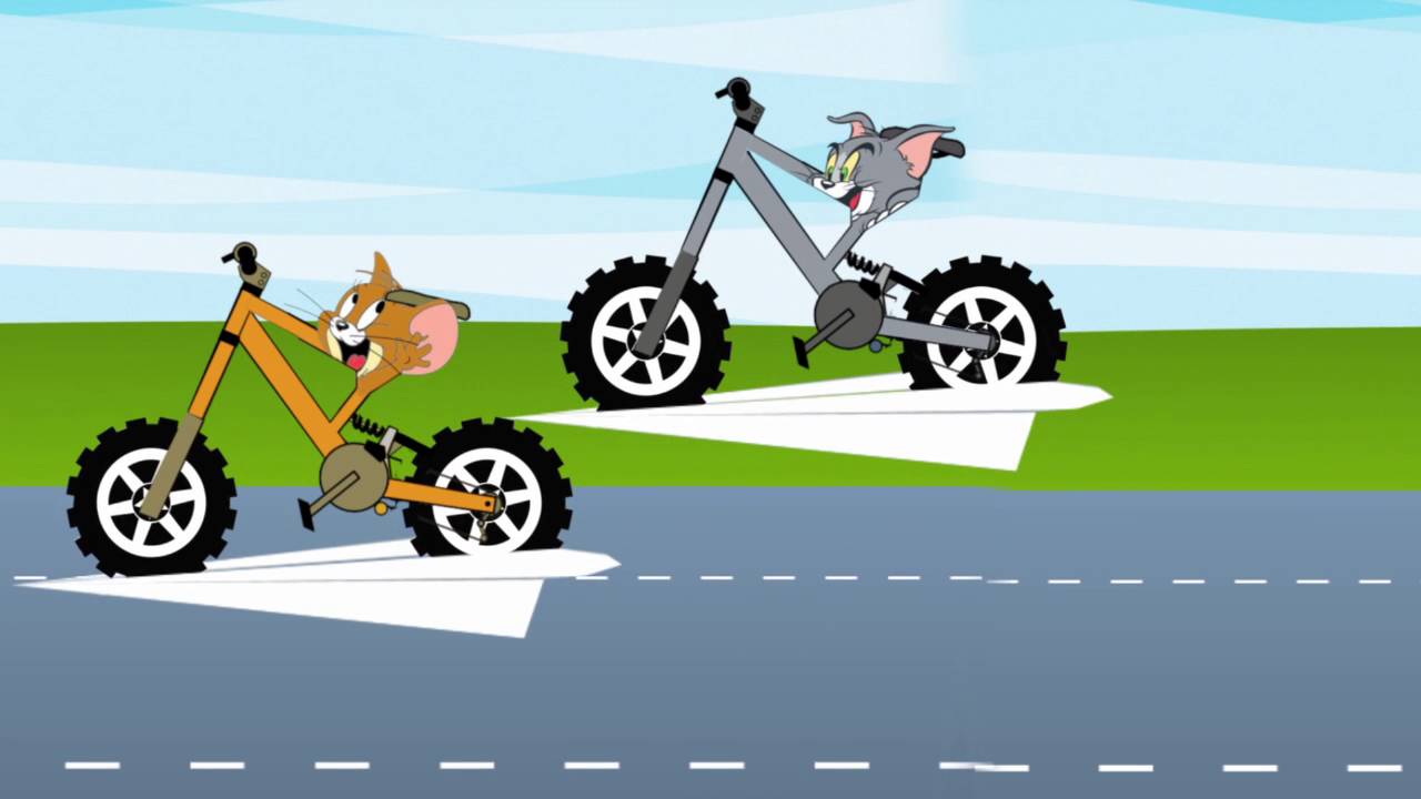 Tom And Jerry Cartoons - Bicycle For Children - Kids Movie Kids