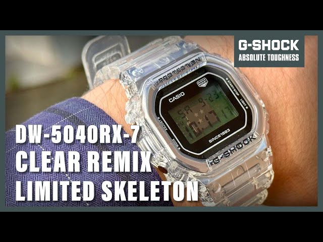 Unboxing The Casio G-Shock DW-5040RX-7 - YouTube