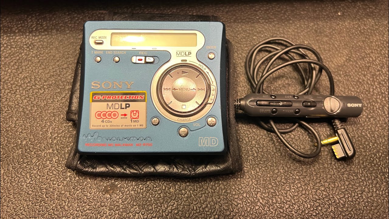 Sony MZ-G750 - YouTube