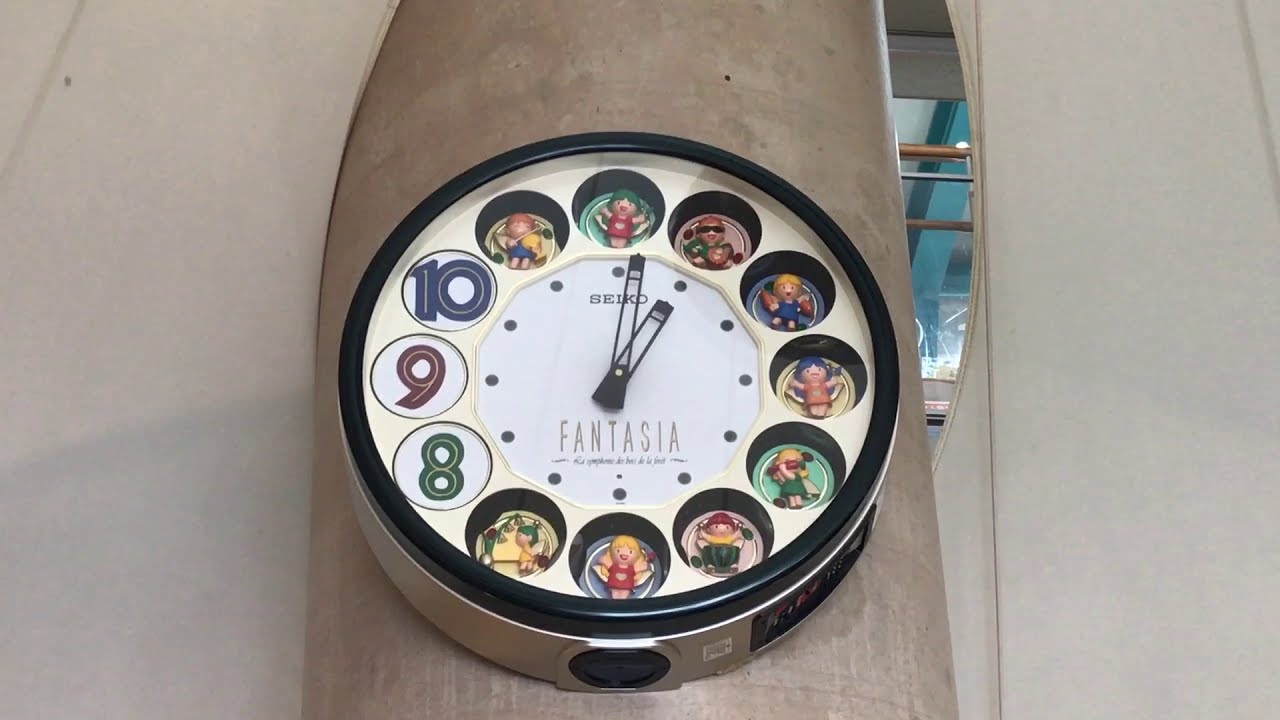 故障】SEIKO FANTASIAからくり時計 セイコーファンタジアRE540M - YouTube