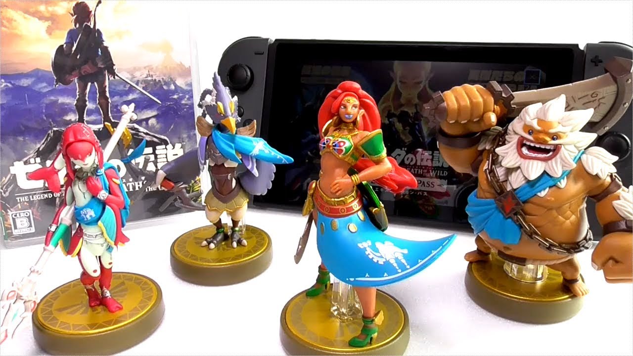 amiibo ミファー ウルボザ リーバル ダルケル 【アミーボレビュー