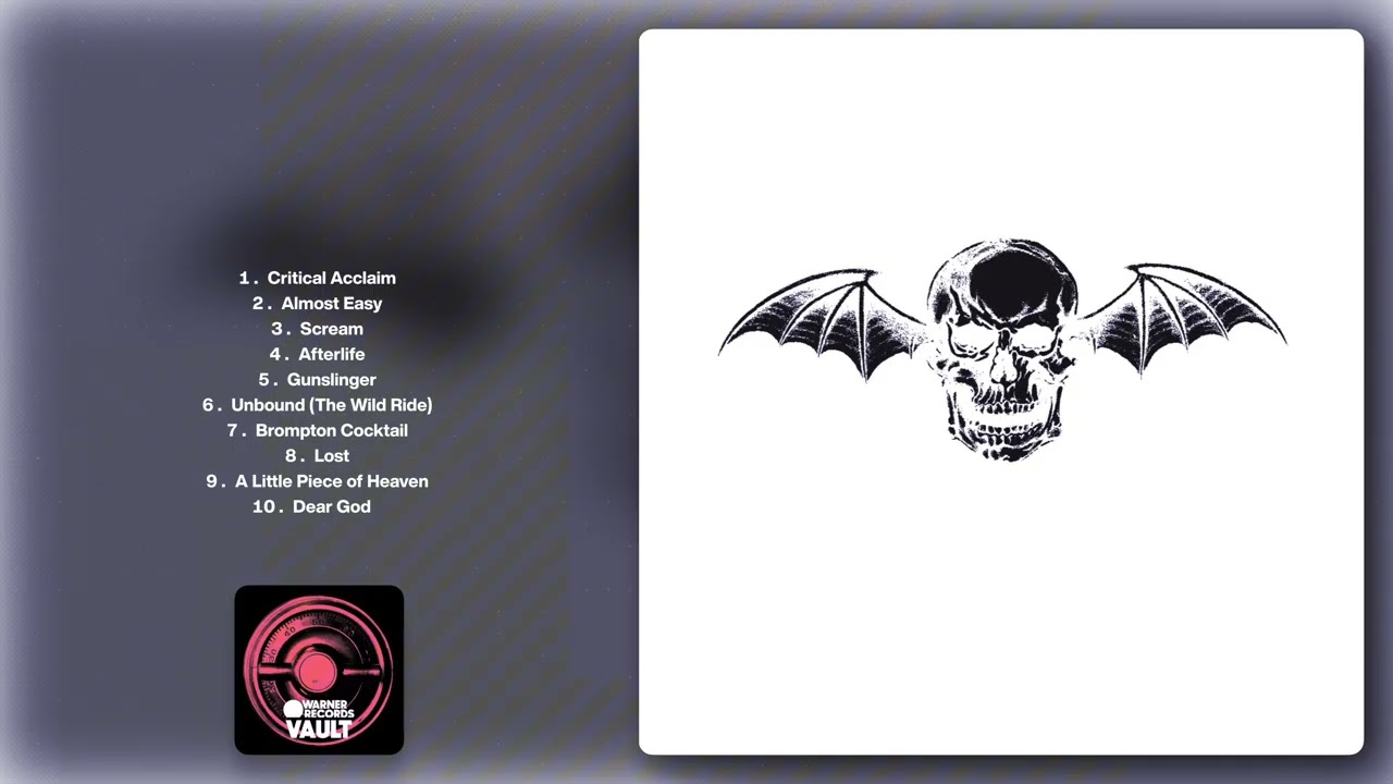 希少】サイン付！AVENGED SEVENFOLD☆セルフタイトル アルバム Avenged