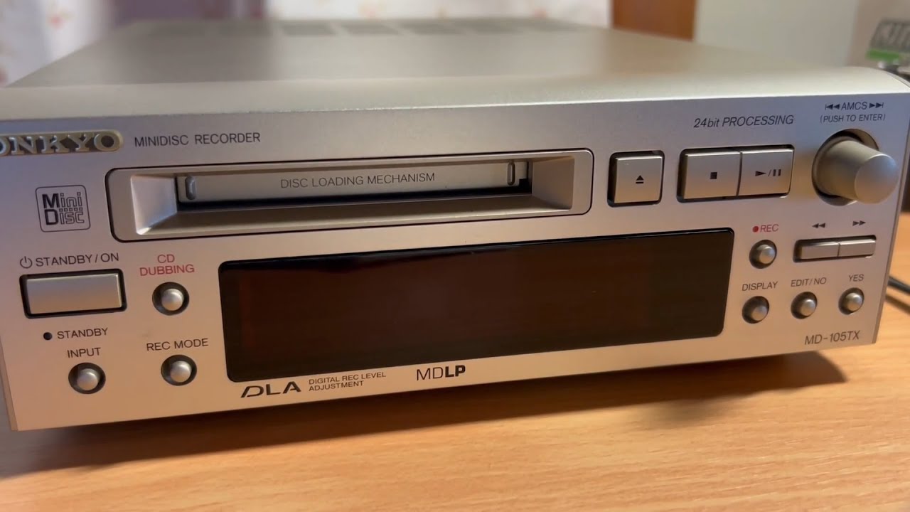 MD-105TX 修理 (カット多め) - YouTube