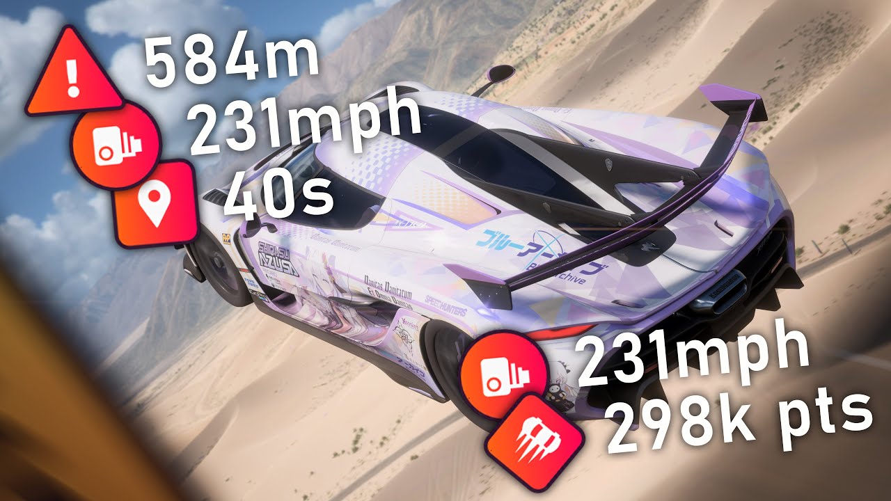 Forza Horizon 5 - Series 54 Autumn PR Stunts Guide (Danger Sign +