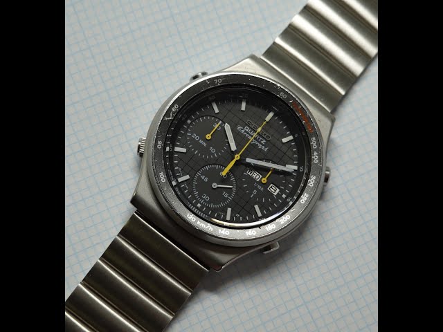 1983 Seiko Chronograph men's vintage watch - a very rare model