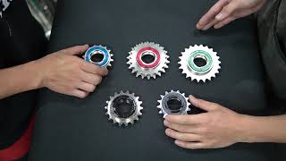 WHITE INDUSTRIES* dos eno double free 20T/22T (red) - BLUE LUG