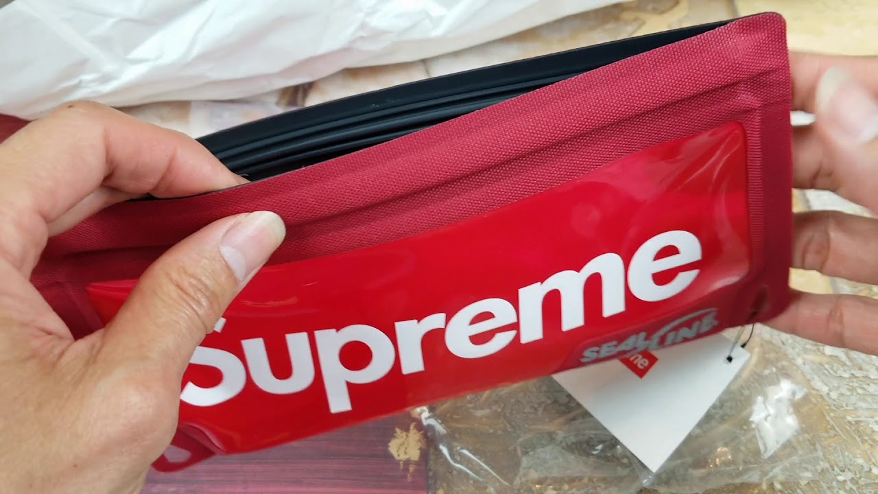 ASMR Supreme x Seal Line Red Waterproof Case + Test Fit! - YouTube