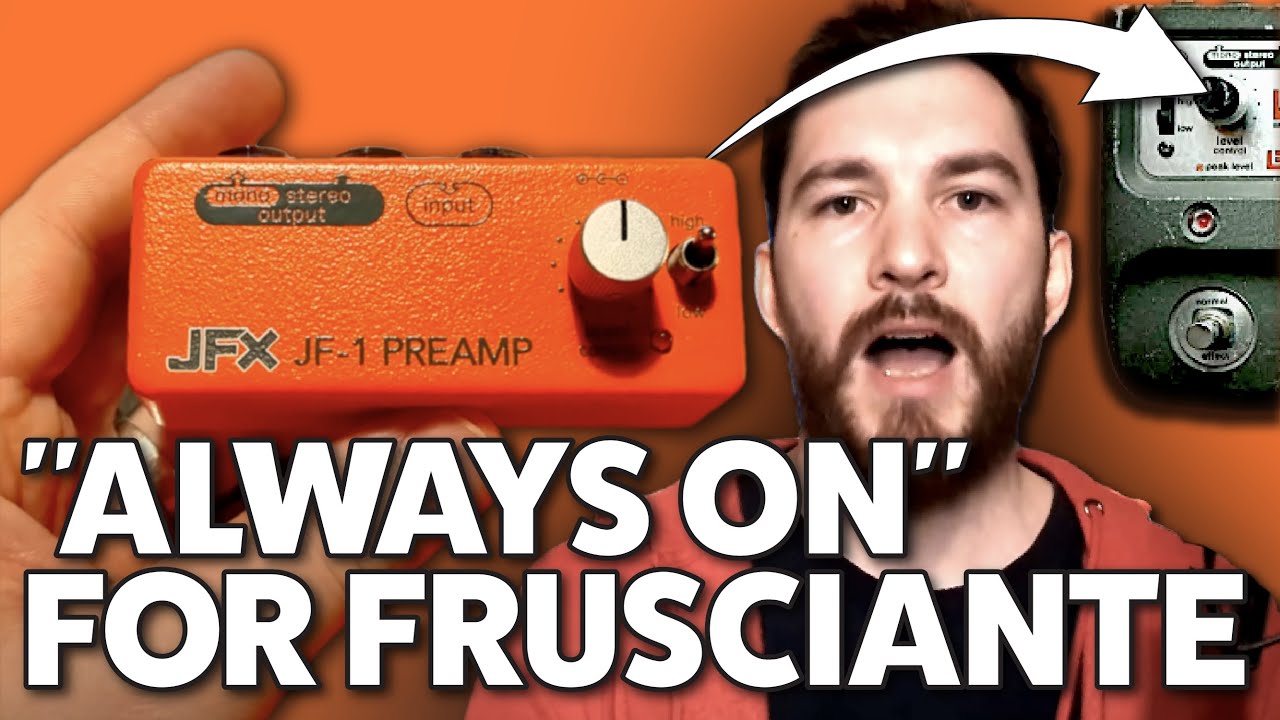 JF-1 vs. CE-1 Preamp | Most important Frusciante pedal!? - YouTube