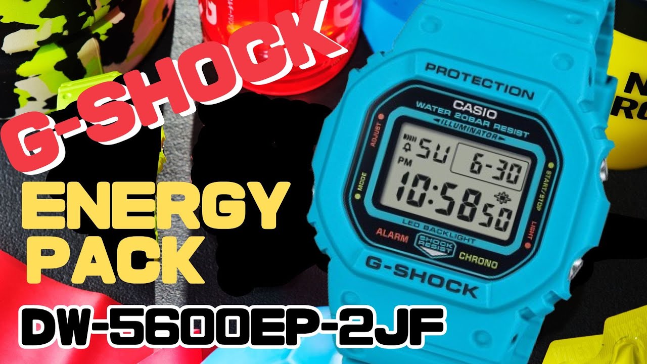 G-SHOCK DW-5600EP-2JF デジタル腕時計 メンズ ENERGY PACK ブルー
