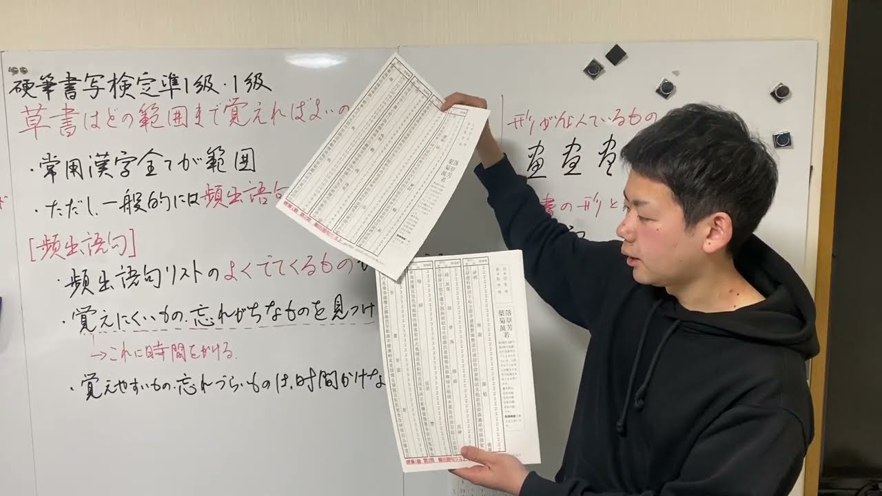 Hard Pen Calligraphy Examination Level 1 and Level 2] Question 2