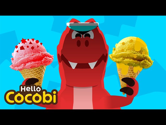 The Tyrannosaurus Rex is Selling Ice Cream😱🦖Kids Songs & Nursery