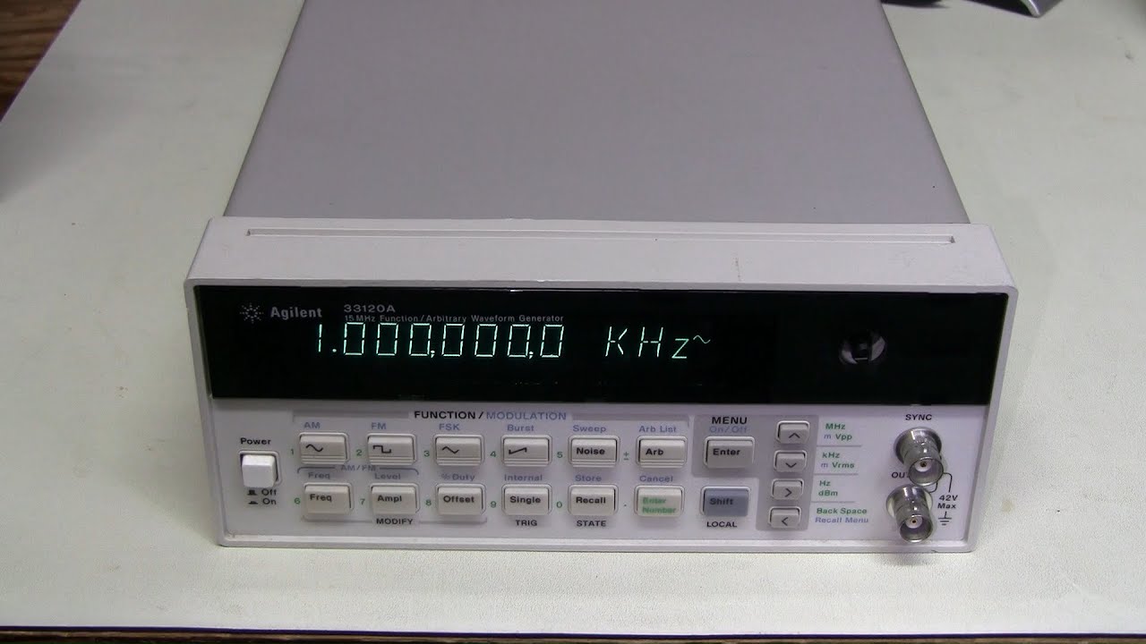 38 - Agilent 33120A function generator repair - YouTube