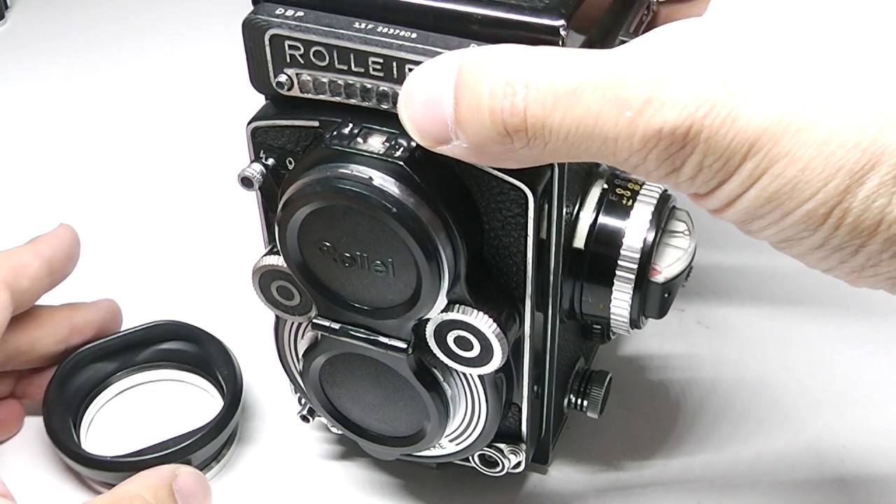 ROLLEIFLEX ローライフレックス 3.5F Planar プラナー 75mmF3.5 + 純正