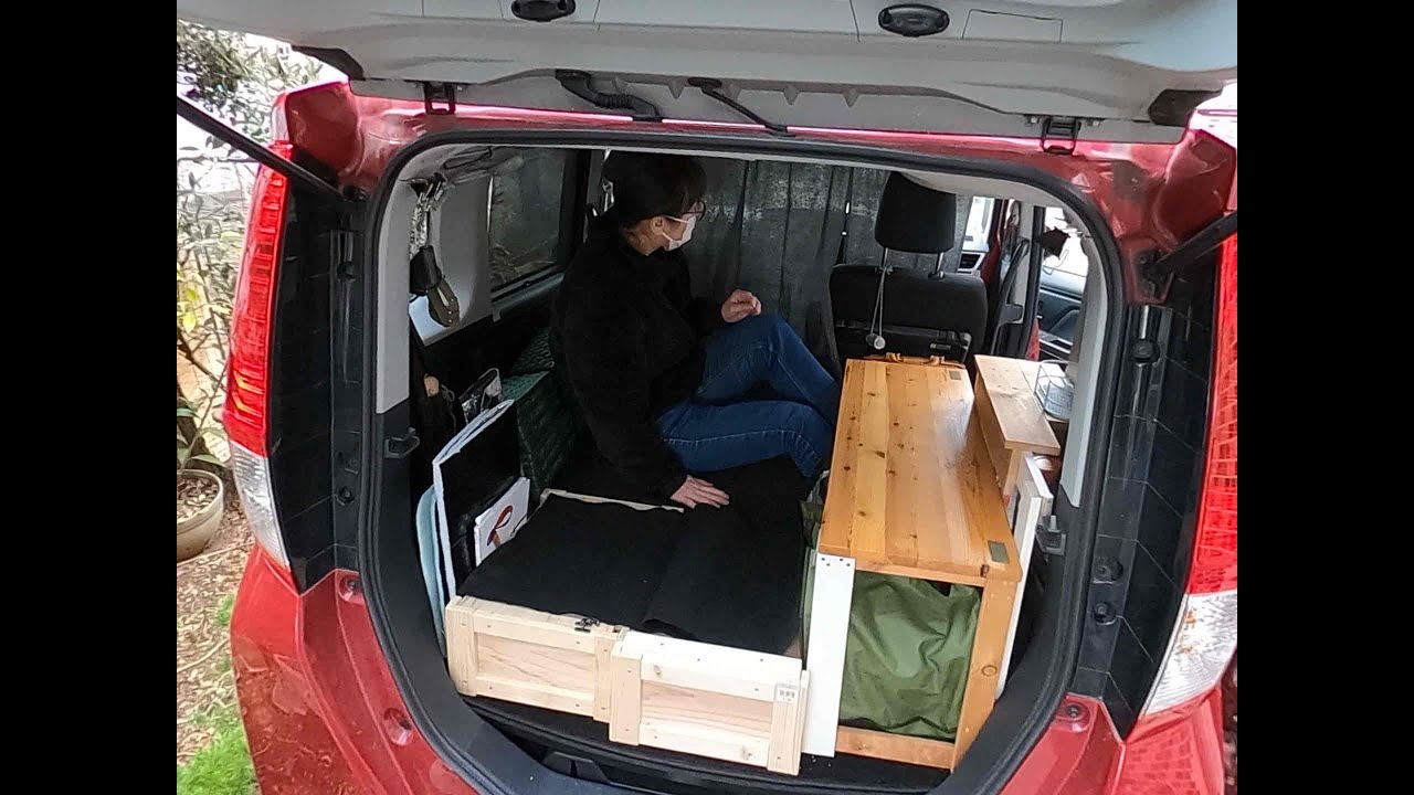 車中泊仕様】ルーミーの後部座席フラット化 ＃ルーミー ＃タンク