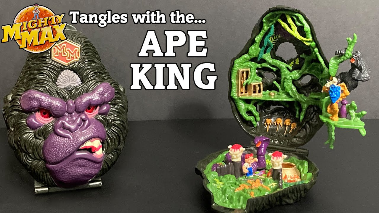 Mighty Max Tangles with the Ape King Playset Review - YouTube