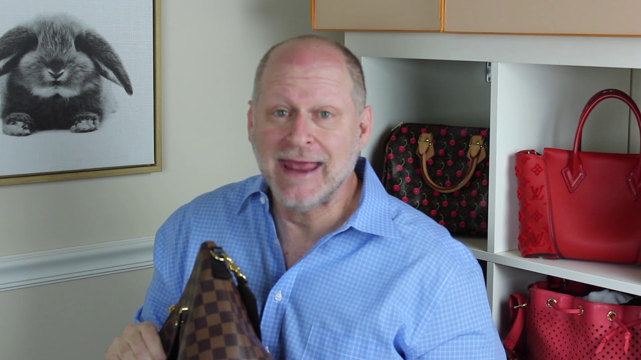 Louis Vuitton Hyde Park Damier Ebene - YouTube