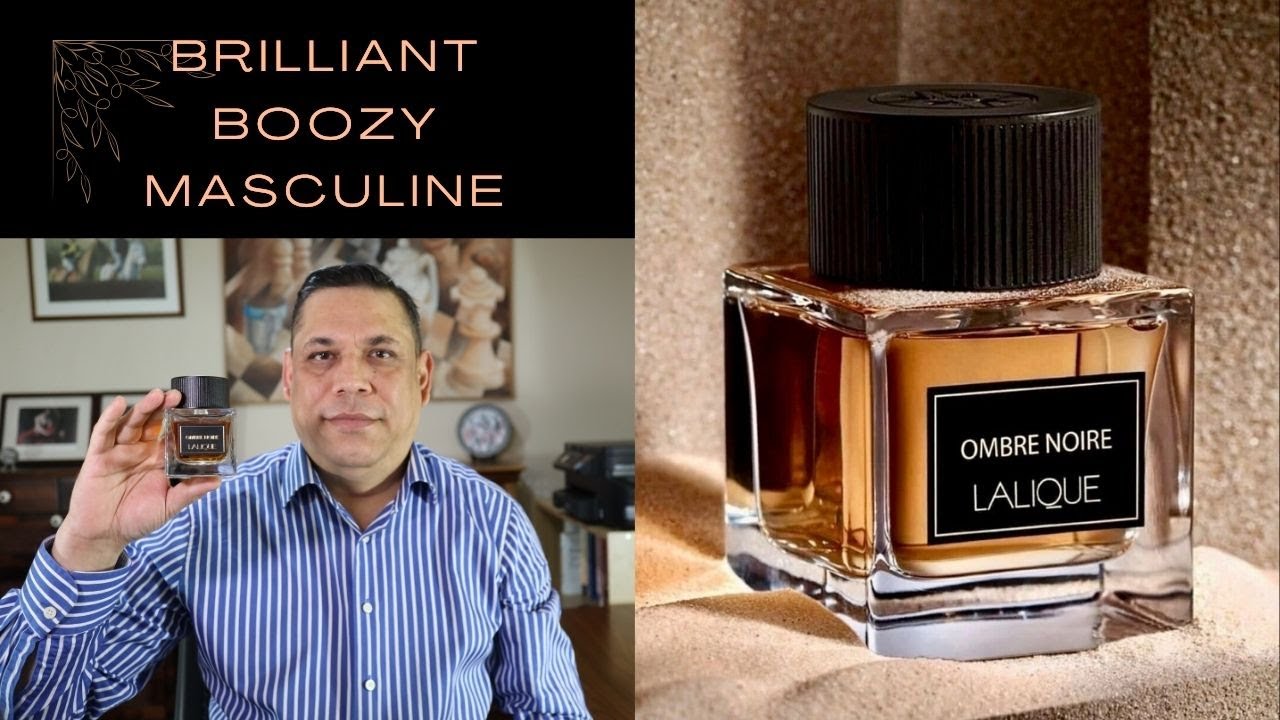 Lalique Ombre Noire EDP - A unique boozy masculine fragrance