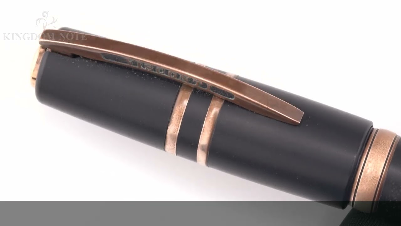 VISCONTI ビスコンティ 万年筆 ホモサピエンス ブロンズ 18K/M - YouTube