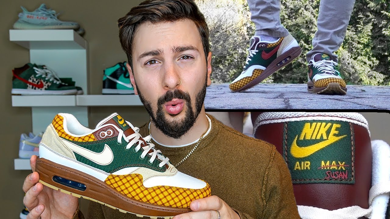 Nike Air Max 1 Susan On Feet Review + Unboxing - YouTube
