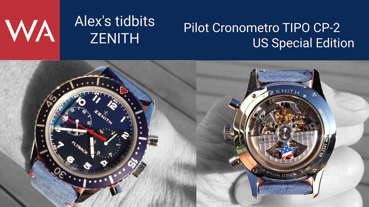 Alex's tidbits: ZENITH Cronometro TIPO CP-2 US Special Edition