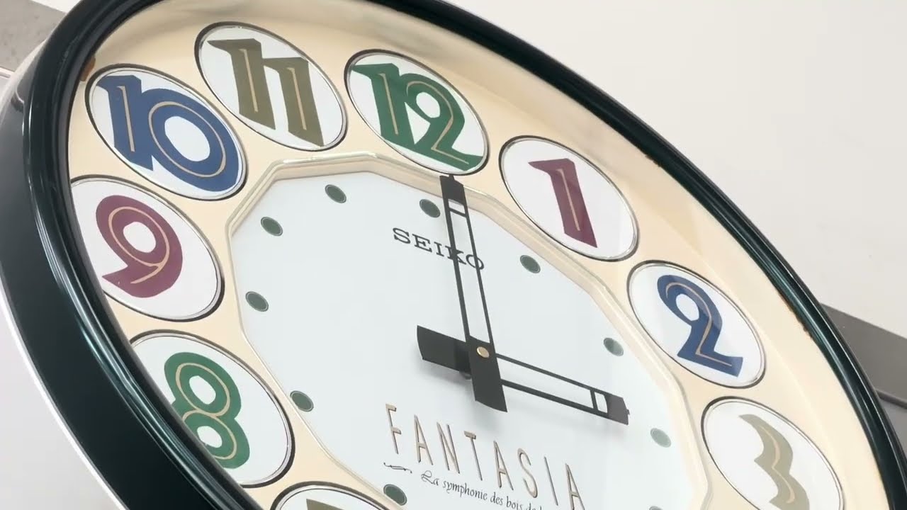 爆音時計の今！SEIKOからくり時計「FANTASIA」（RE540M） - YouTube
