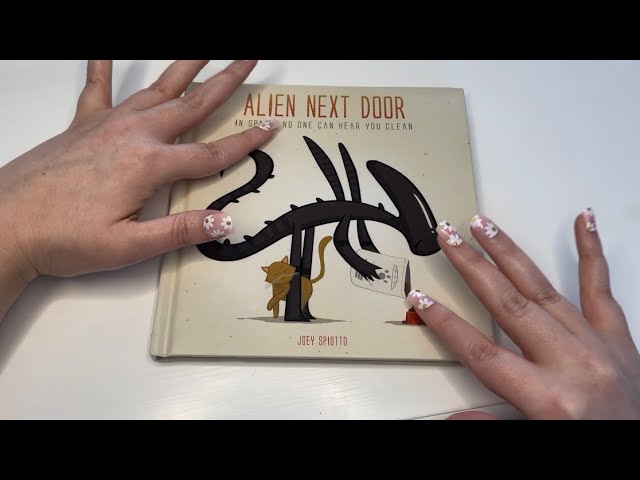 ASMR ~ Soft Spoken ~ Alien Next Door book flip through - YouTube