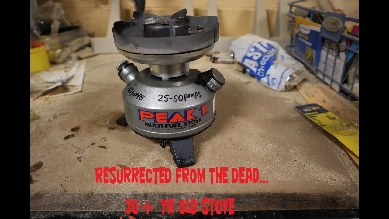 Coleman Peak One Model 550 White Gas Stove, Resurrected from the