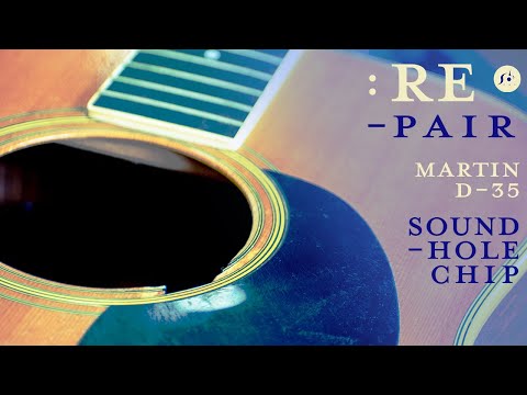 ギターリペア】木部が欠けたヴィンテージギターの復元 - YouTube