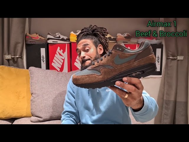 Nike Airmax 1 Beef & Broccoli. What a great Pair!! We see many Air