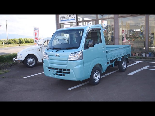 ハイゼットトラック×ファインミントメタリック】実写はこんな感じです