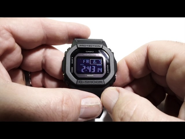 Bluetooth Casio G-Shock GW-B5600BC-1BJF & Casio Connected App