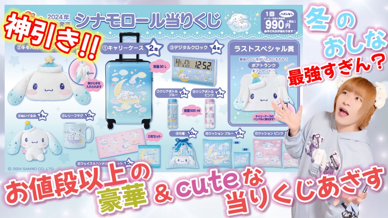 神引き】お値段以上な冬のシナモロール当りくじ❄そのデザインまさに