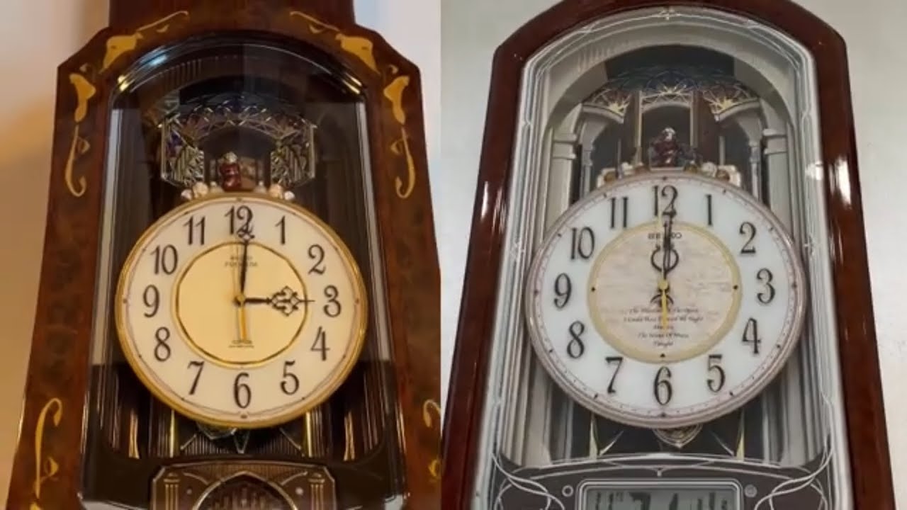 同仕掛け・曲で比較！セイコー電波からくり時計（LS22B、RE556B