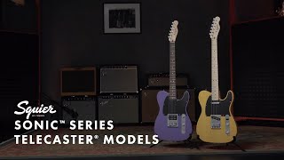 Exploring the Squier Sonic Series Telecaster Models | Fender - YouTube