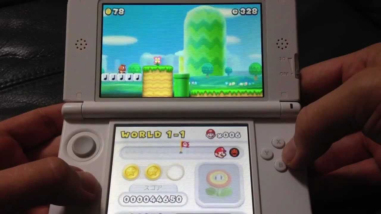 New Super Mario Bros. 2 (Japan 3DS) Unboxing and Gameplay - YouTube