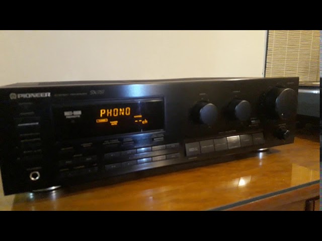 PIONEER SX-757 - YouTube
