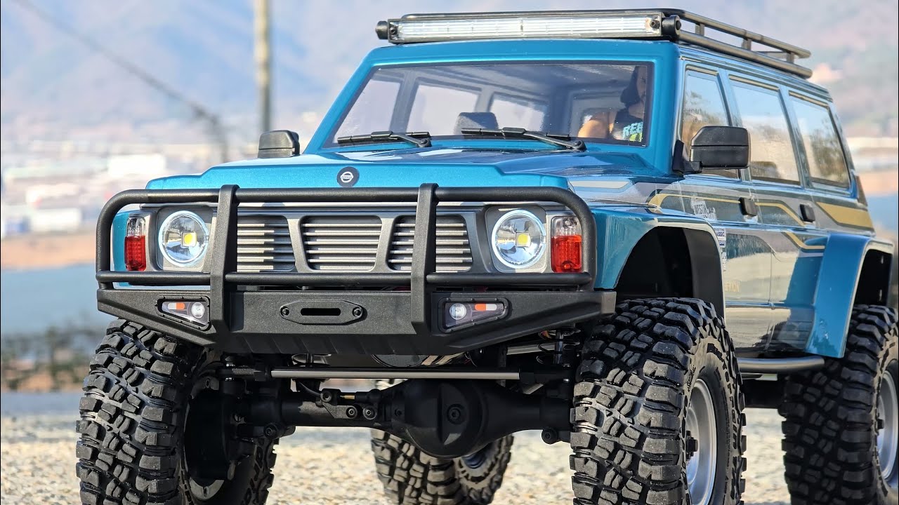 1/10 Scale YK4107 NISSAN PATROL Unboxing & Soft Shock & OffRoad