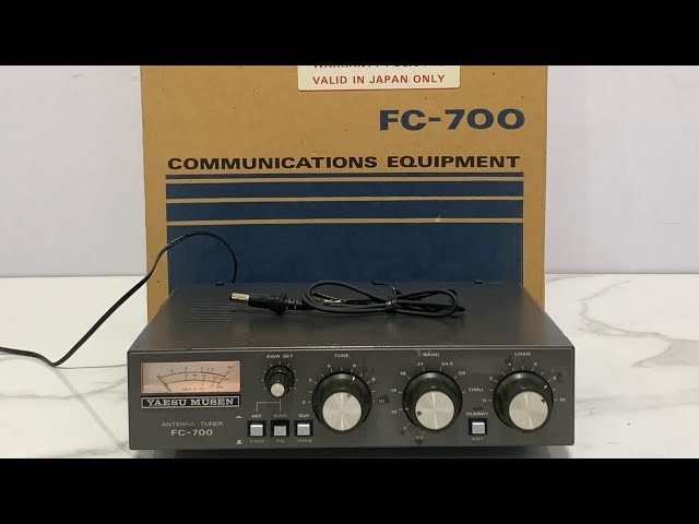 Yaesu FC-700 Antenna Tuner HF 150W Dusbox - YouTube