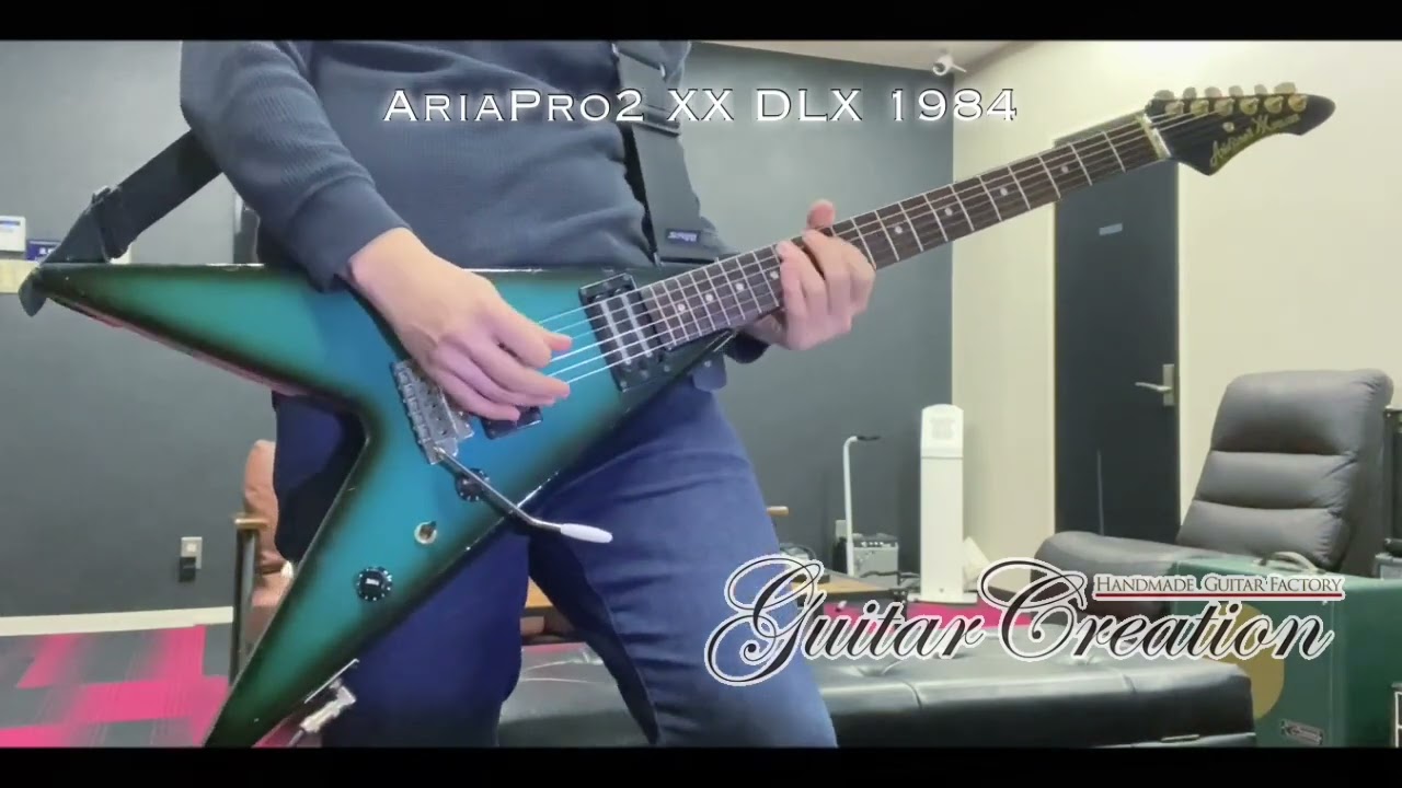 Aria pro 2 XX Deluxe V BBS 1984年製【Blue Black Burst】