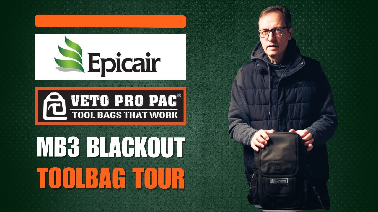 The MB3 Blackout Veto Pro Pac Meter Bag - Long Shank Tool Bag with