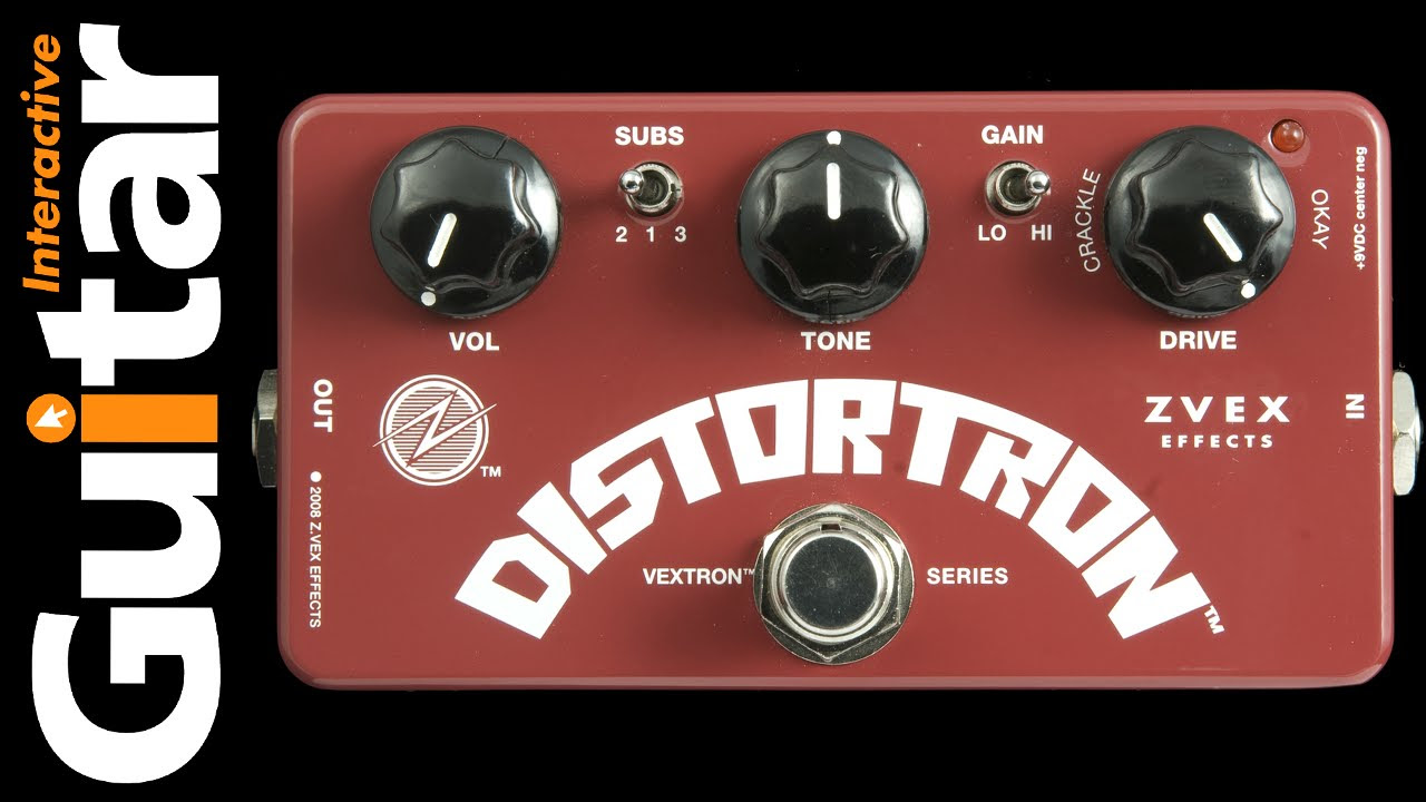 ZVEX Vextron Distortron | Guitar Effects Pedal | Review - YouTube