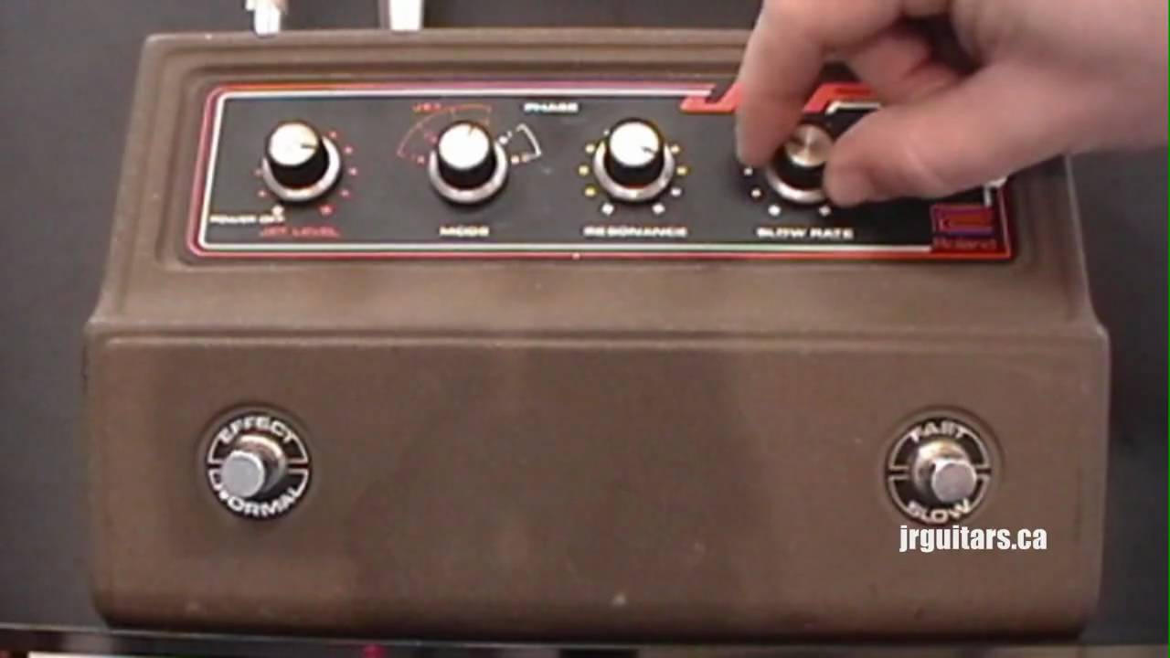 Vintage ROLAND Jet Phaser AP-7 guitar effect pedal demo - YouTube