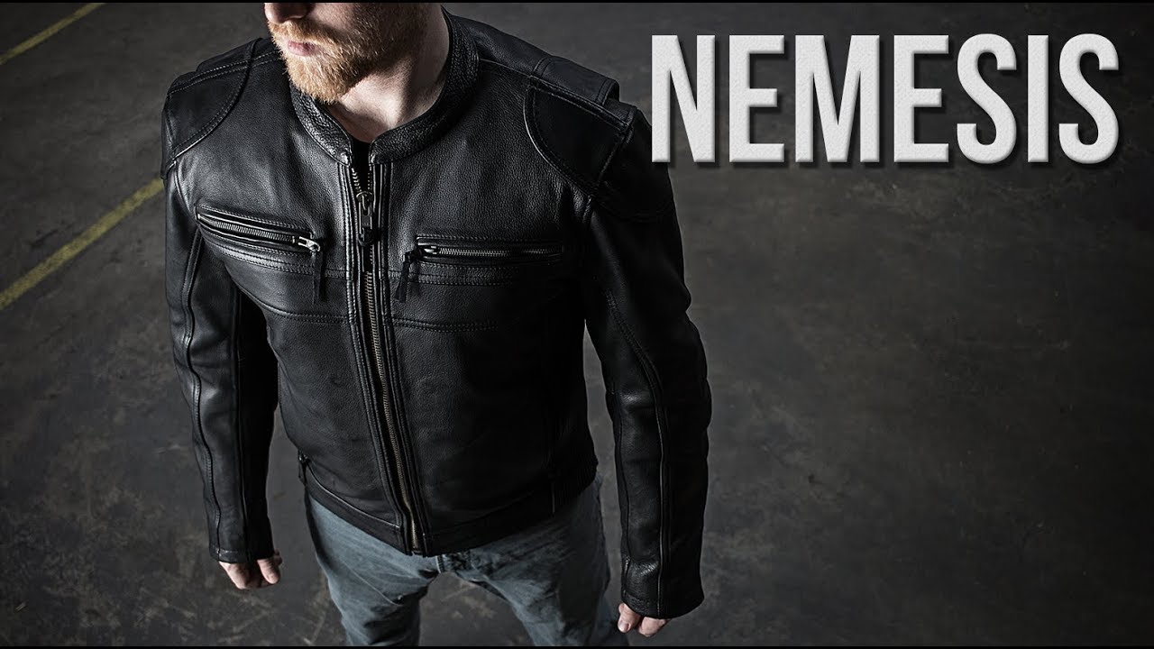 Nemesis Men's Motorcycle Leather Jacket – First MFG Co