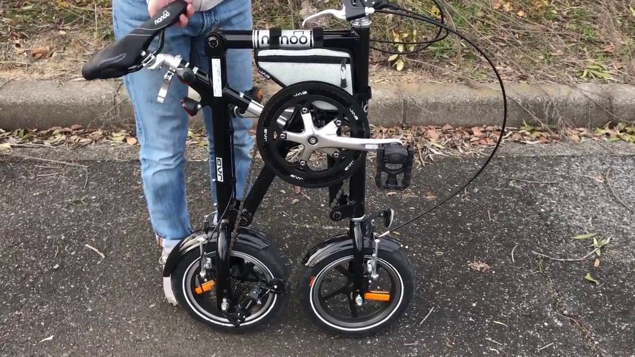 NANOO BIKE FD-1207 超コンパクトで簡単瞬時組立 ナノー 折りたたみ