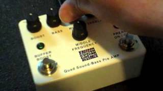 試奏動画】FREEDOM Quad Sound Bass Pre Amp SP-BP-01 ベース