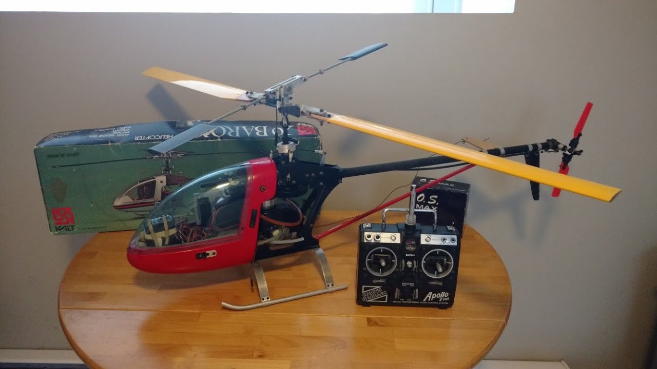 Vintage Kalt Baron RC Helicopter - Vintage Helicopter Restoration